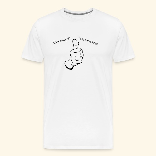 Starksomenräv - Premium-T-shirt herr