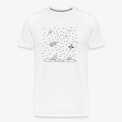 Above the baby sky - T-shirt Premium Homme