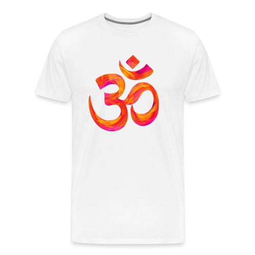 Symbole orange Chakra Om - T-shirt Premium Homme