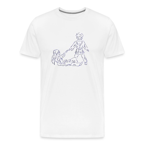 Judo for fred - Premium T-skjorte for menn