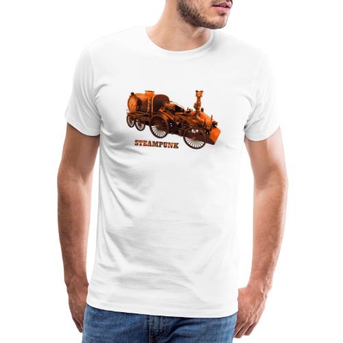 Steampunk Feuerwehr Retro Futurismus Fire - Männer Premium T-Shirt