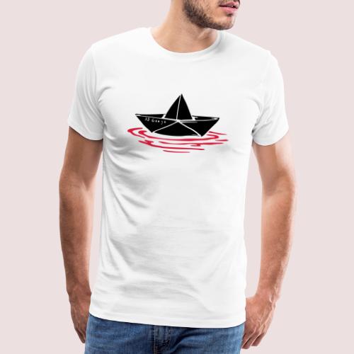 ES Papierboot - Männer Premium T-Shirt