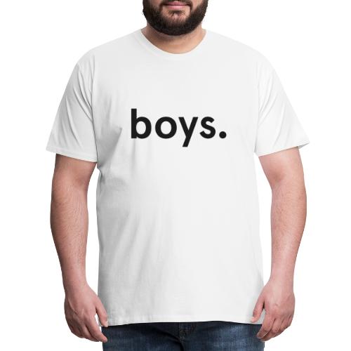 boys dot black - Premium-T-shirt herr