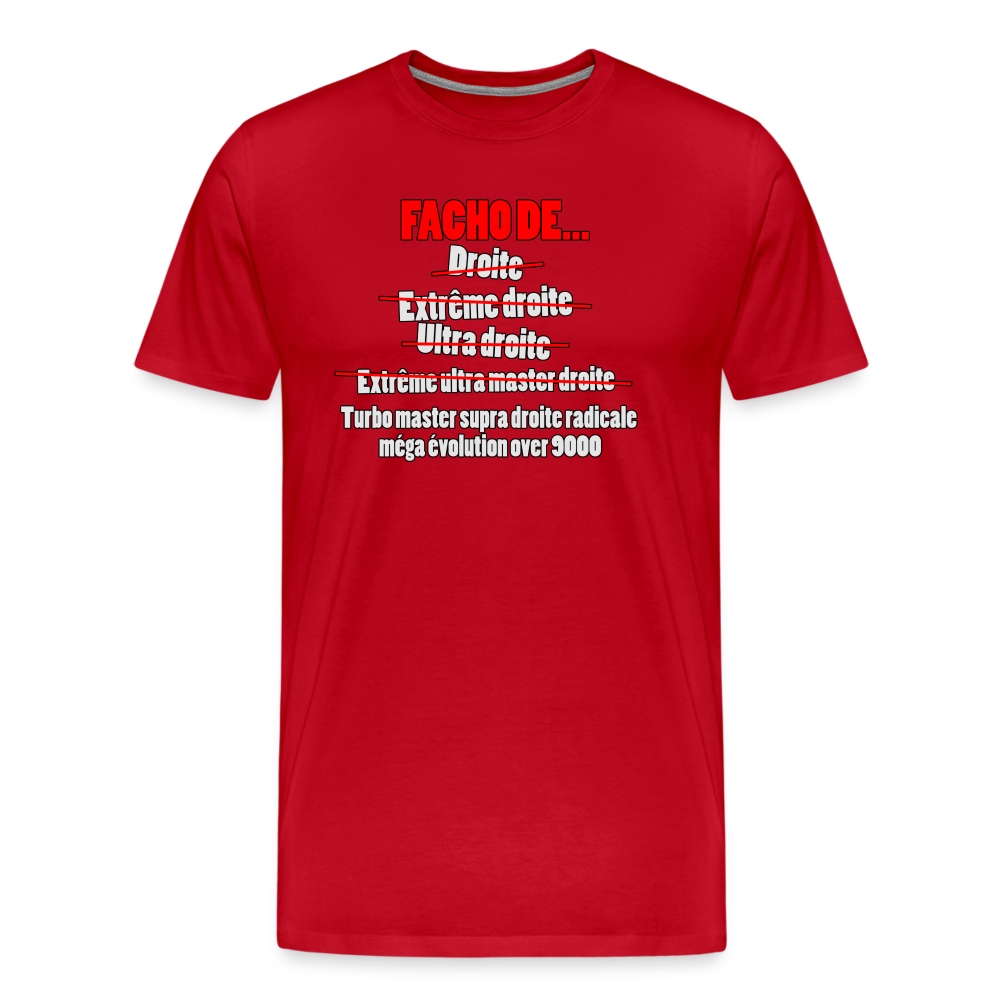 Facho de - T-shirt Premium Homme rouge