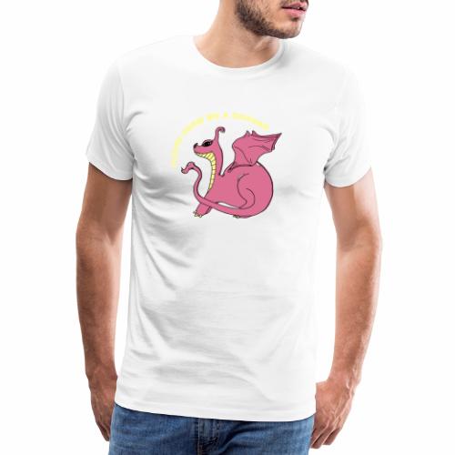 Dessine moi un dragon (version rose) - T-shirt Premium Homme