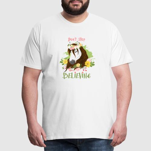 Sel - Don't stop believing - Männer Premium T-Shirt