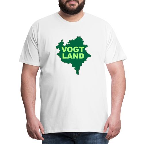 Vogtland Landkarte Landkreis Sachsen Touristik - Männer Premium T-Shirt