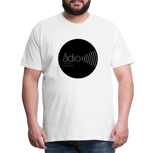 Ådio Svart - Premium-T-shirt herr