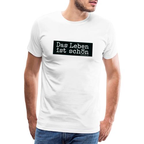 daslebenistschoen sticker - Männer Premium T-Shirt