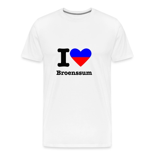 I love Broenssum, kleuren wapen Brunssum - Mannen Premium T-shirt