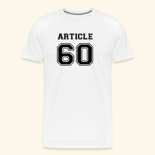 Article 60 noir - T-shirt Premium Homme
