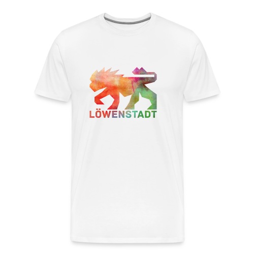 Löwenstadt Design 5 - Männer Premium T-Shirt