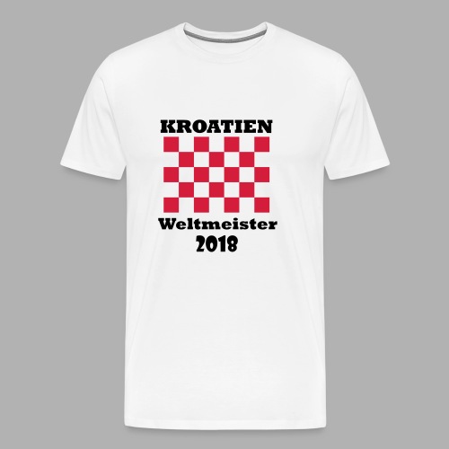 Kroatien Fanshirt - Männer Premium T-Shirt