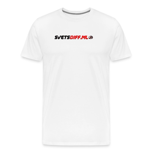 Svetsdiff.ml logga - Premium-T-shirt herr
