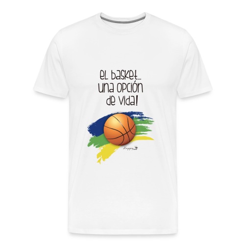 basket - Camiseta premium hombre