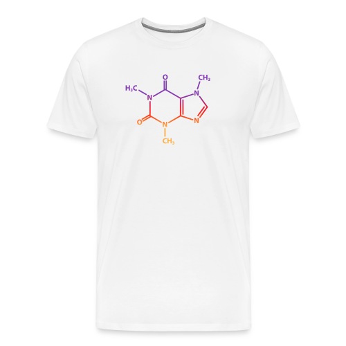 Molecule Caffeine - Men's Premium T-Shirt