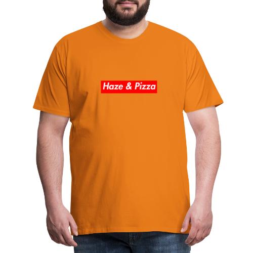 Haze & Pizza - Männer Premium T-Shirt
