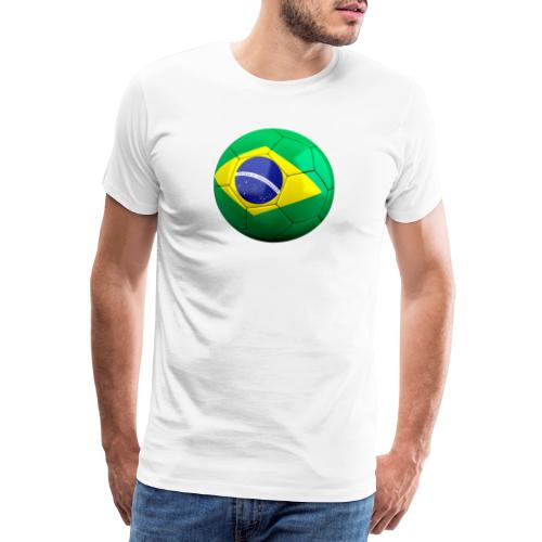 Bola de futebol brasil - Men's Premium T-Shirt