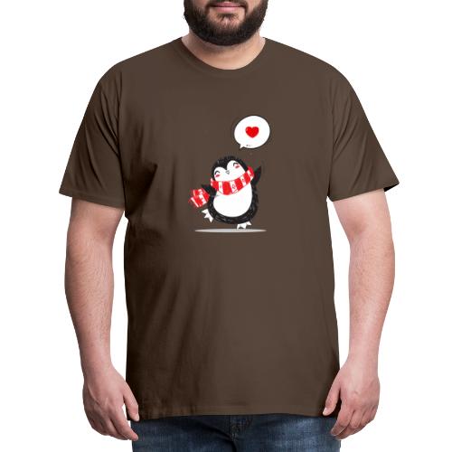 Natale Pinguino adorabile - Maglietta Premium da uomo