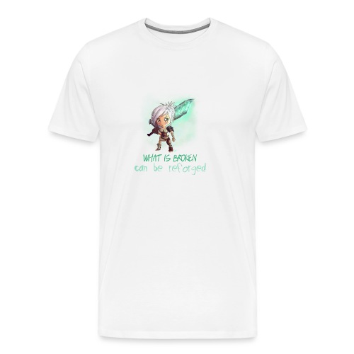 Chibi Riven con scritta DONNA - Maglietta Premium da uomo