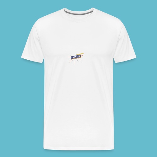 I AM LEV Banner - Mannen Premium T-shirt
