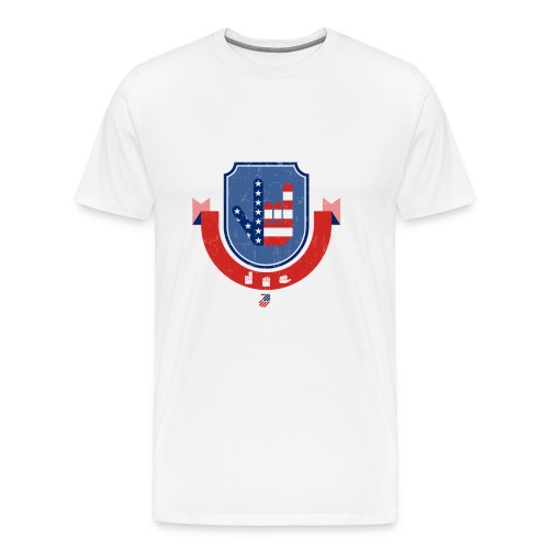 I love you USA - T-shirt Premium Homme