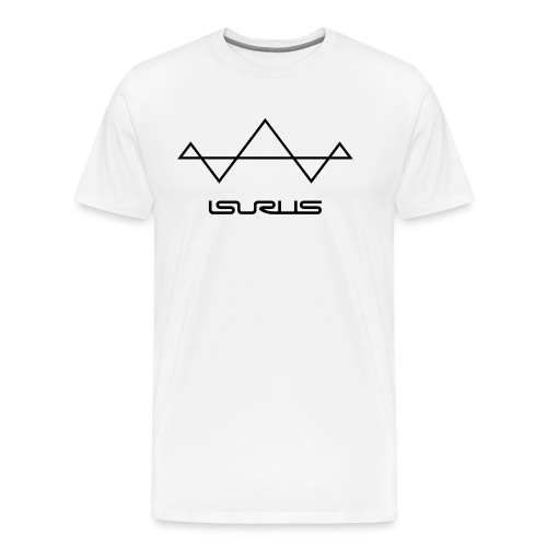 Isurus Symbol & Text Logo - Men's Premium T-Shirt