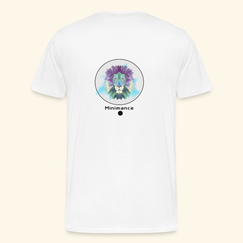 GEOMETRIC LION - T-shirt Premium Homme