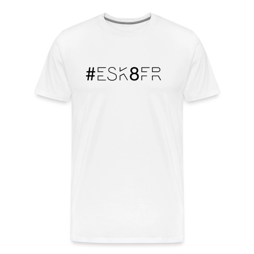 ESK8FR NEW NOIR png - T-shirt Premium Homme