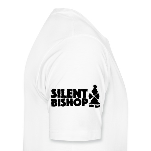 Silent Bishop Logo Groot - Mannen Premium T-shirt