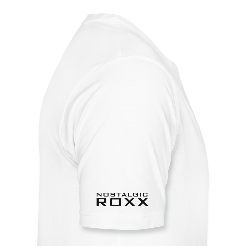 NostalgicRoxx Logo black png - Premium-T-shirt herr
