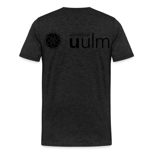 Logo schwarz (Druck nur auf Rücken & Poloshirt) - Männer Premium T-Shirt