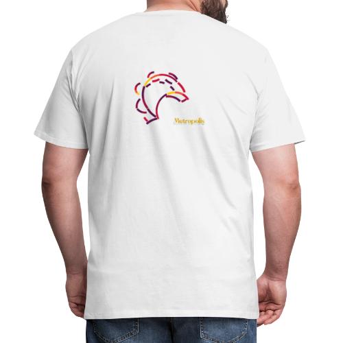 Tambourine, rugzijde - Mannen Premium T-shirt