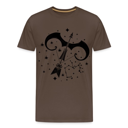 Sternbild Optimistischer Schütze November Dezember - Männer Premium T-Shirt