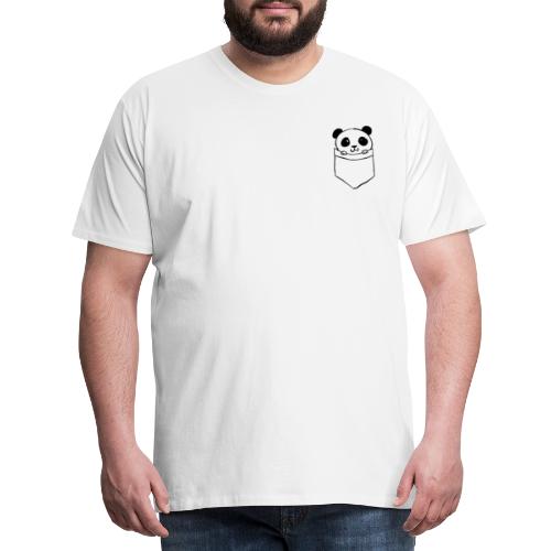 Pocket panda - Mannen Premium T-shirt