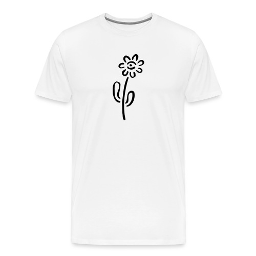 Street Art Flower - Premium-T-shirt herr
