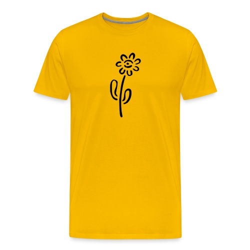 Street Art Flower - Premium-T-shirt herr