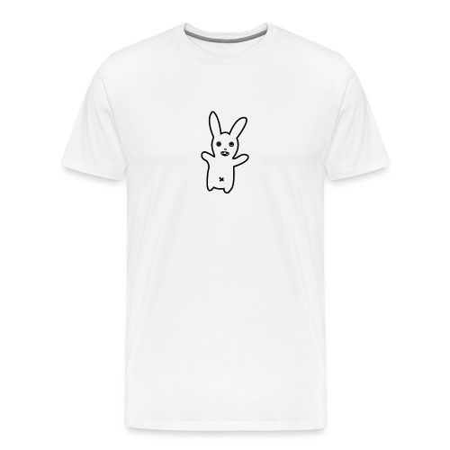 Bunny Wave Logo - Mannen Premium T-shirt
