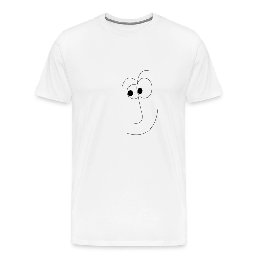 gezicht - Mannen Premium T-shirt