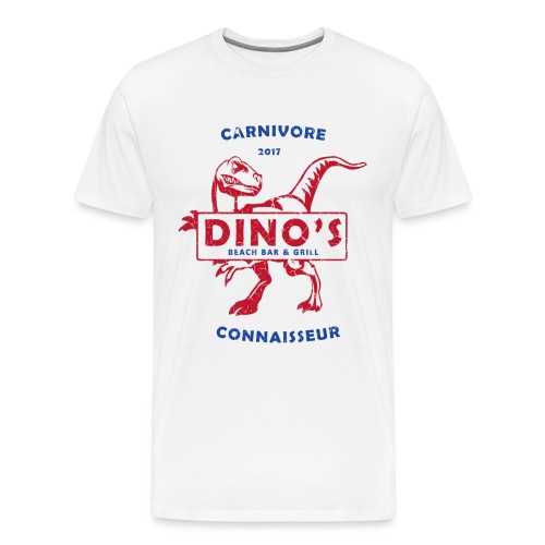 Dino's Beach Bar & Grill - Vintage Gril Shirt - Männer Premium T-Shirt