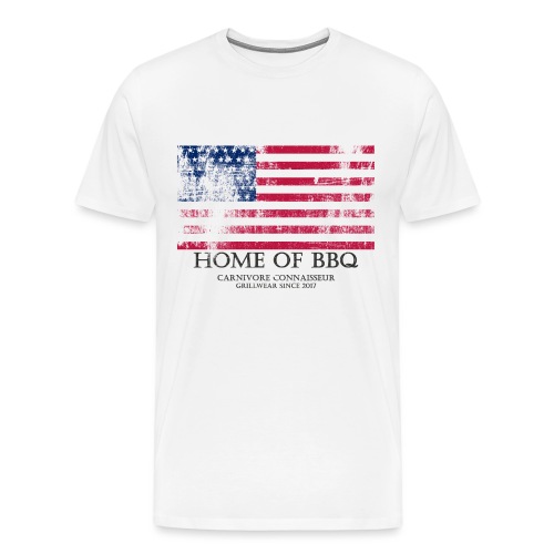 Home of Barbecue USA Vintage Grillshirt - Männer Premium T-Shirt