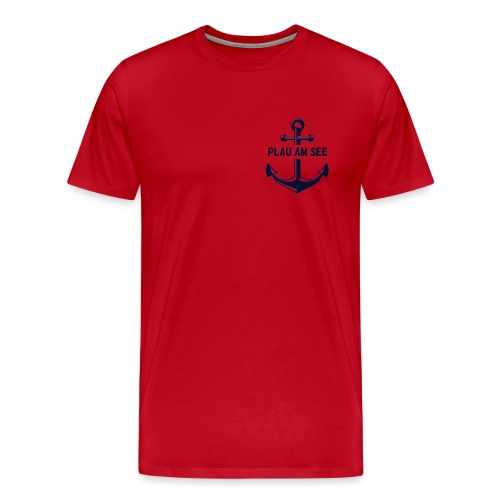 Plau am See Anker - Männer Premium T-Shirt