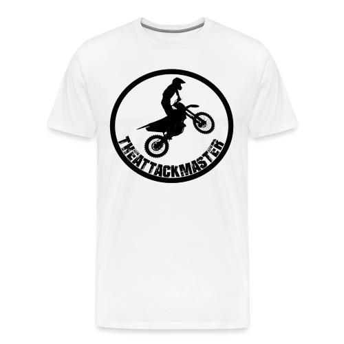 TheAttackMaster Offisiell Sort - Premium T-skjorte for menn