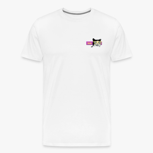 Hippy cat - Mannen Premium T-shirt