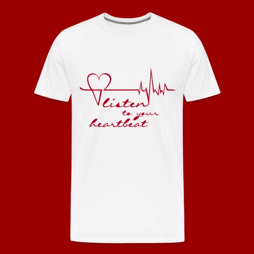 Heartleader_T-Shirt_Font - Männer Premium T-Shirt