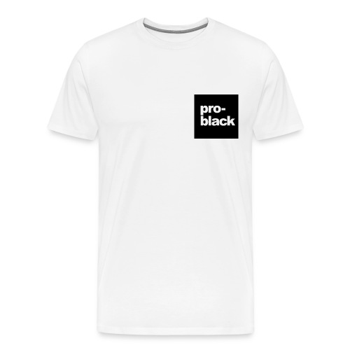 PRO - BLACK x RAEVERSE - Mannen Premium T-shirt