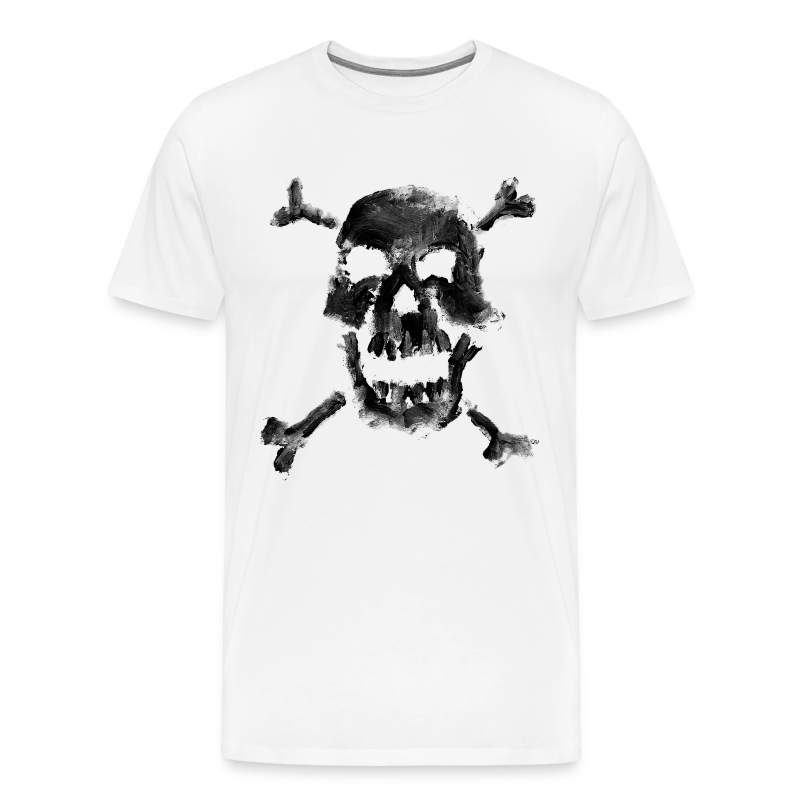 Pirate Skull (black) - Men's Premium T-Shirt