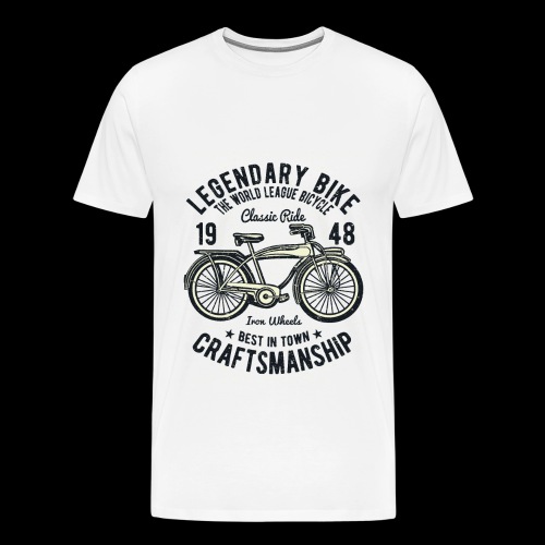 Legendary Bike - Radfahren oldschool - Männer Premium T-Shirt