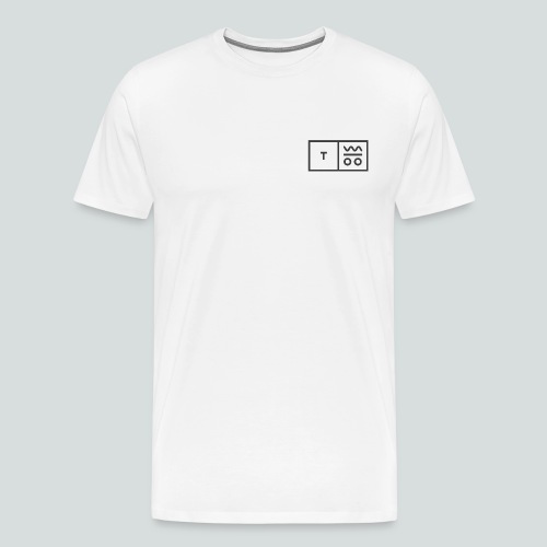 Logo dunkel 2x - Männer Premium T-Shirt