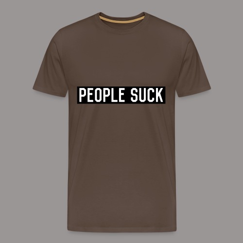 People Suck - Mannen Premium T-shirt